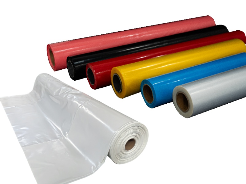 PE pallet shrink hood film roll for industrial packaging
